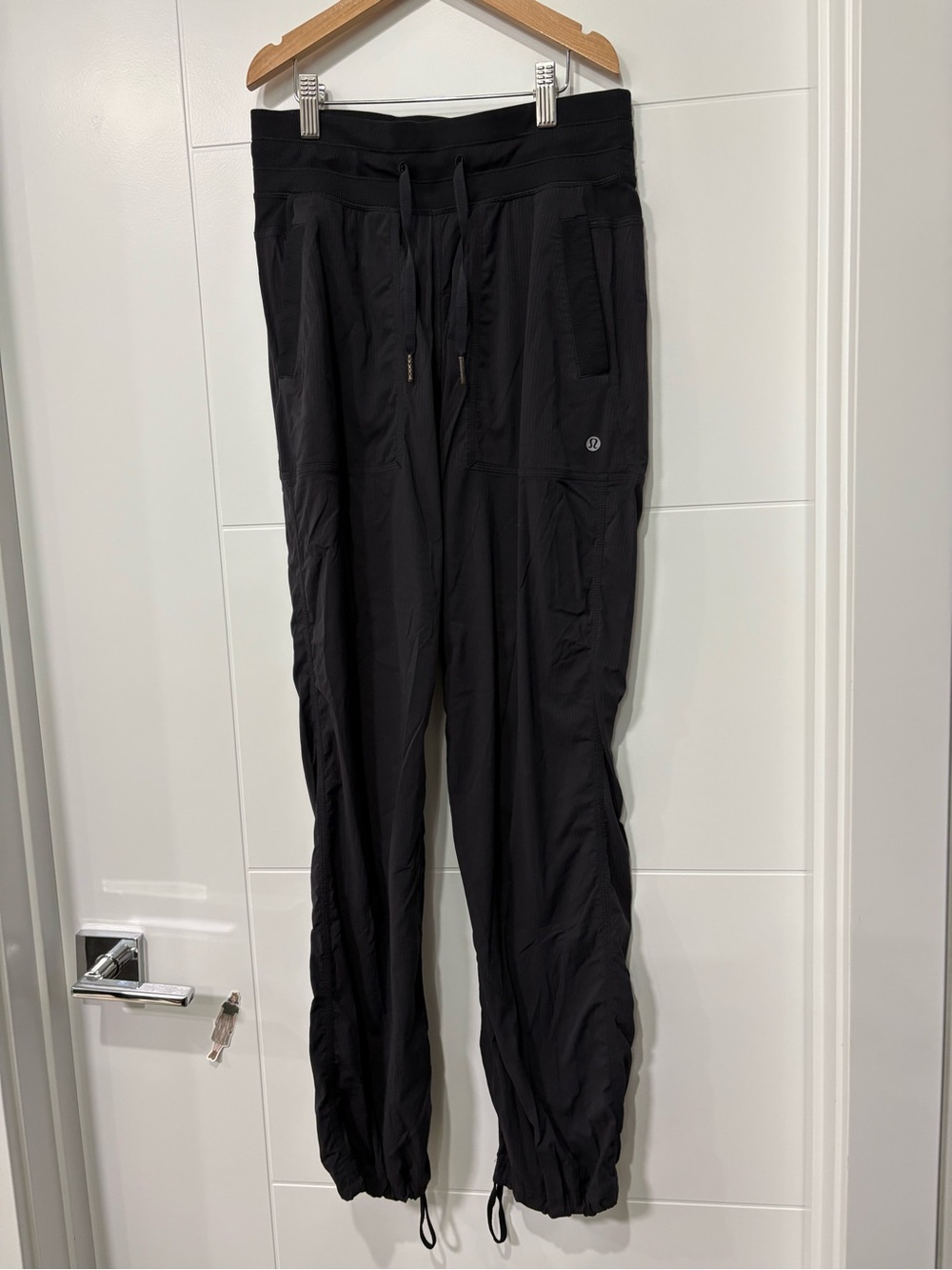 lululemon athletica Black Studio pants with Drawcord